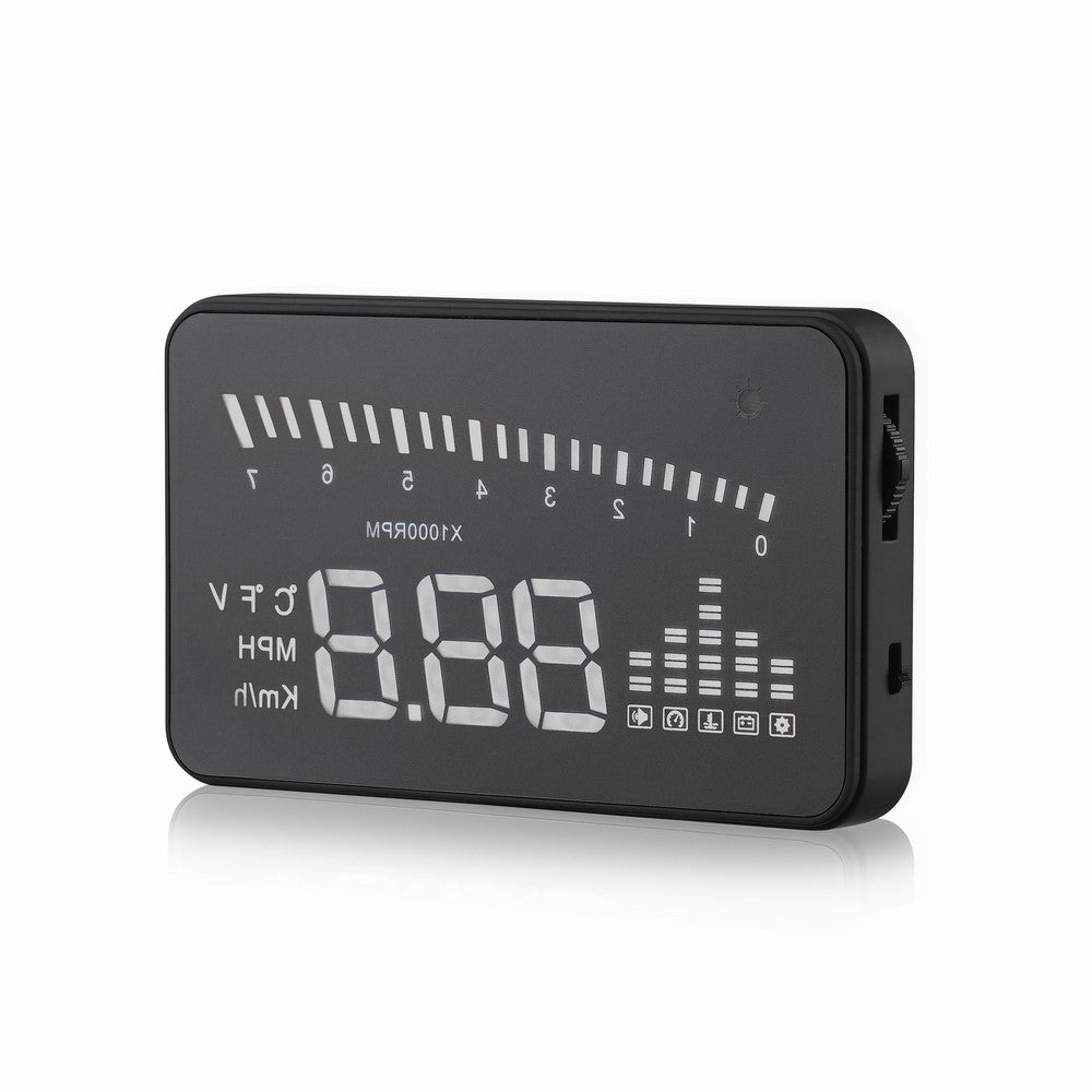 X5 3.0-inch Automatic OBD II Universal Car HUD Fuel icon Head Up Display LED Screen