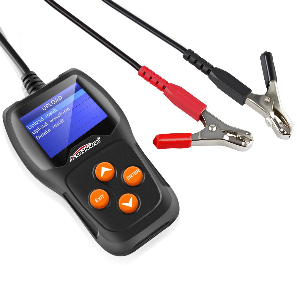 KONNWEI KW600 12V Car Battery Tester 100 to 2000CCA 12 Volt Battery Tools for Car Quick Cranking Charging Diagnostic
