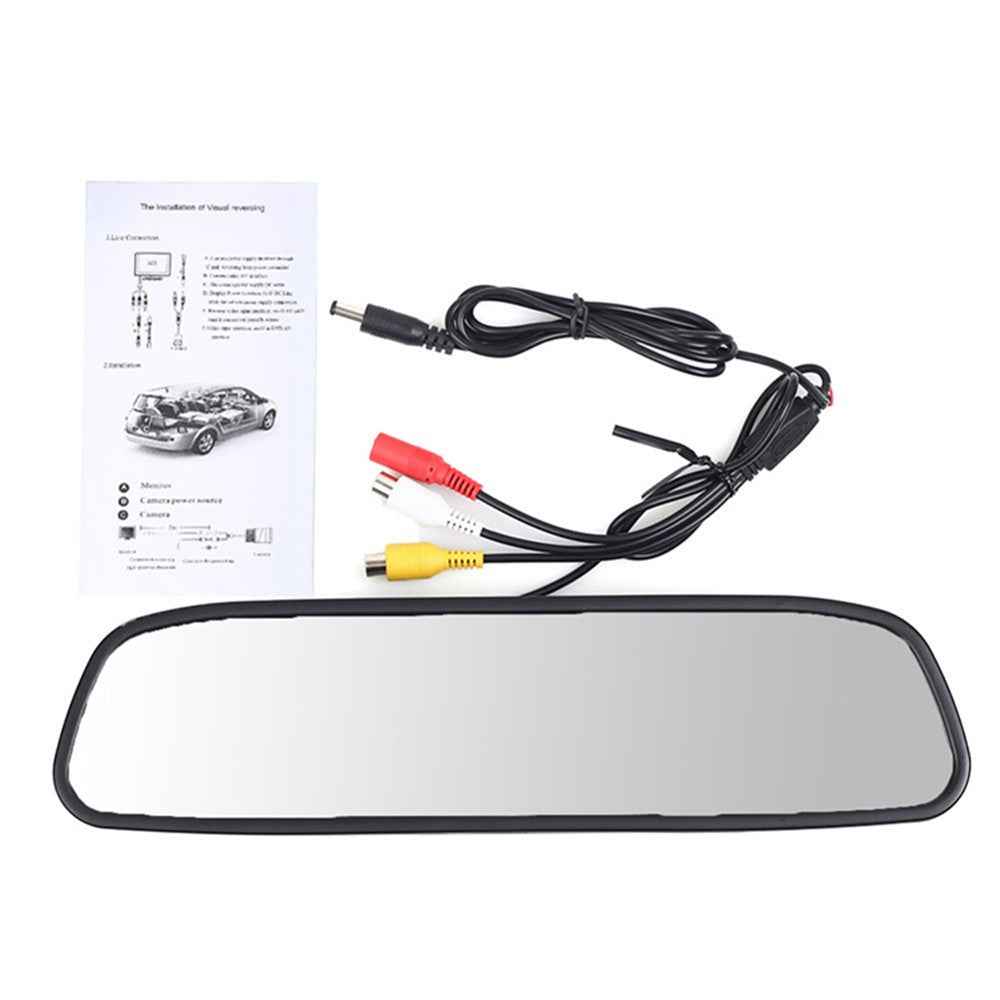 4.3 inch TFT LCD Screen Car Rearview Mirror Display with Back Camera PZ705+PZ402