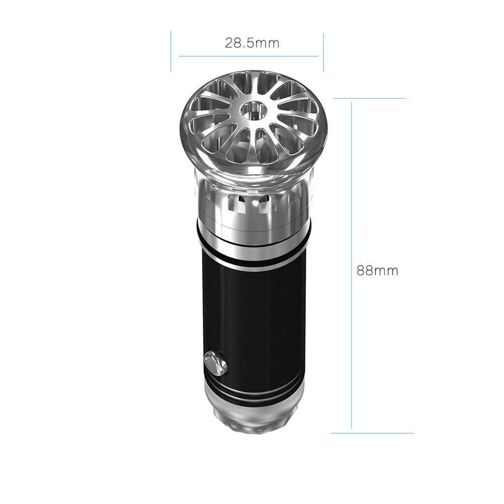 Mini Ionic Air Purifier Freshener Auto Car Fresh Air Anion Ionic Purifier - Black