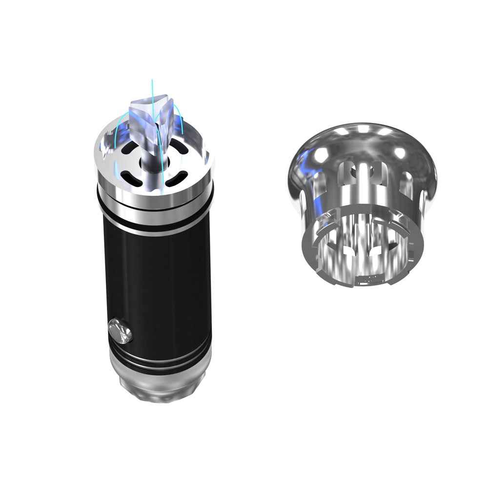 Mini Ionic Air Purifier Freshener Auto Car Fresh Air Anion Ionic Purifier - Black
