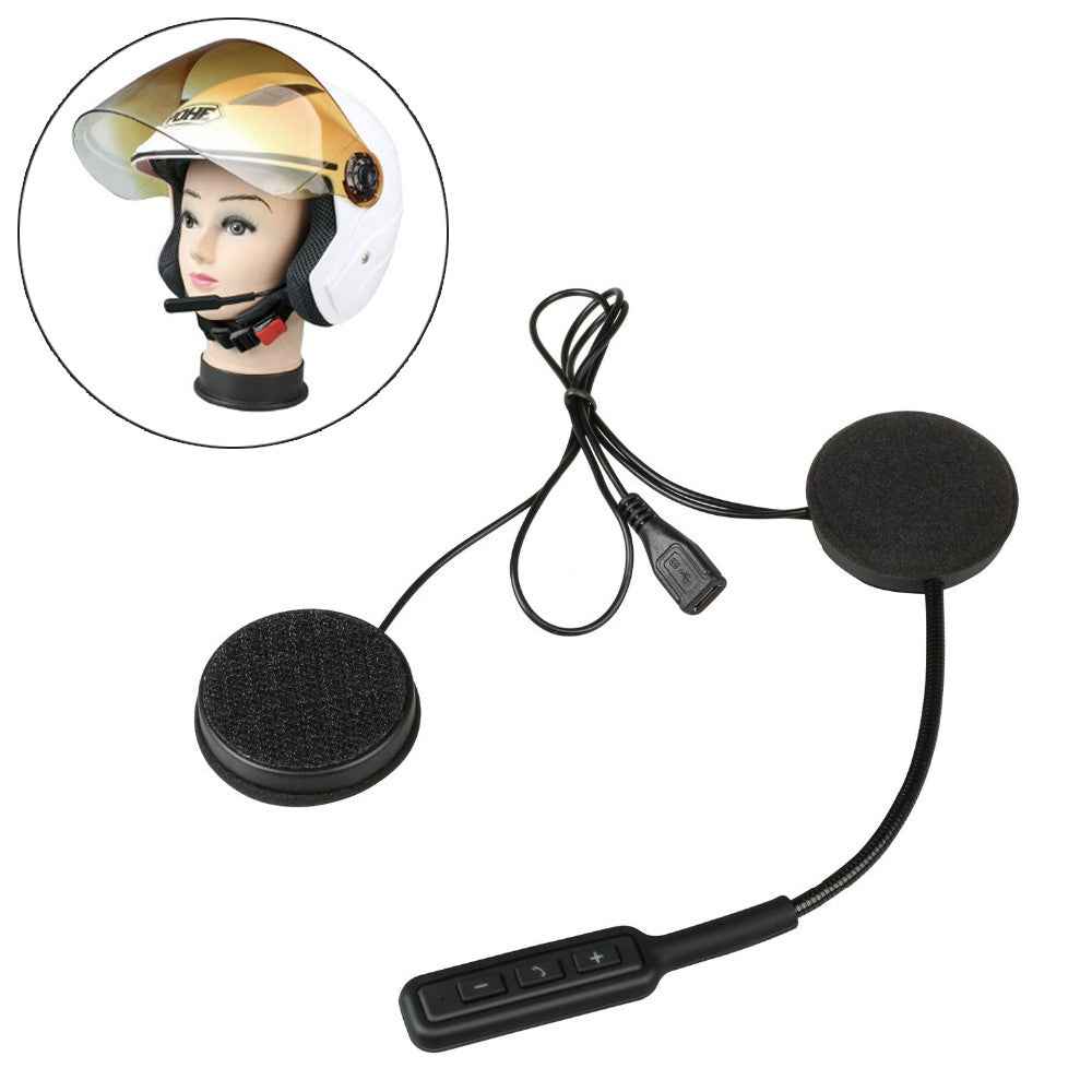 BT8 Motorcycle Helmet Bluetooth-compatible Headset Wireless Earphone Hands-free Speakers Music Headphone