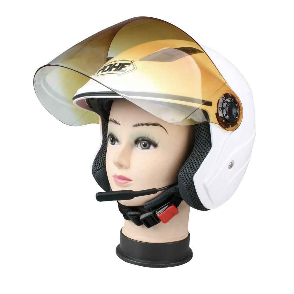 BT8 Motorcycle Helmet Bluetooth-compatible Headset Wireless Earphone Hands-free Speakers Music Headphone