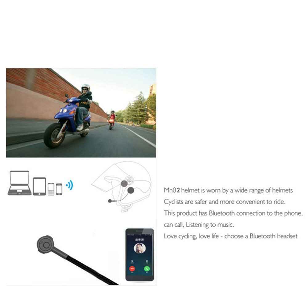 Wireless Bluetooth-compatible Headset Motorcycle Helmet Handsfree Music Calling Headphone