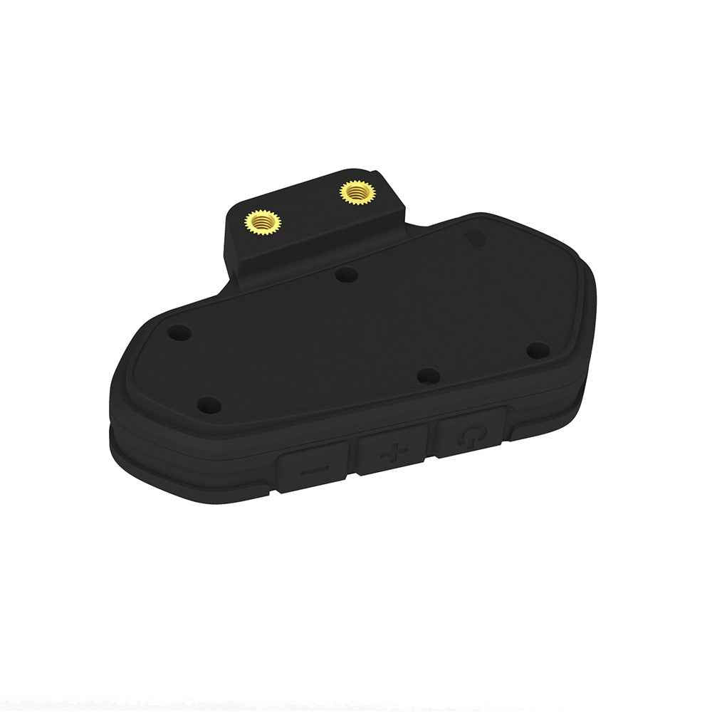 Motorcycle Helmet Bluetooth-compatible Headset Intercom with FM Radio Motorbike Walkie Talkie - All Black