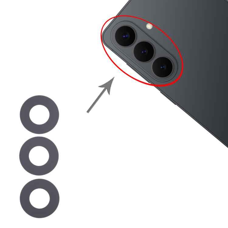 Back Camera Lens Replacement Compatible with Samsung Galaxy S26+ SM-S947B – 10pcs Set