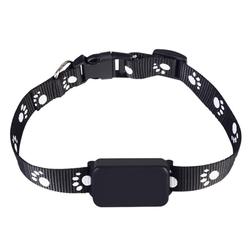 For Pet Dog Cat Old Man Child Real-time GPS Tracker Activity Monitor APP View Tracking Collar - Black