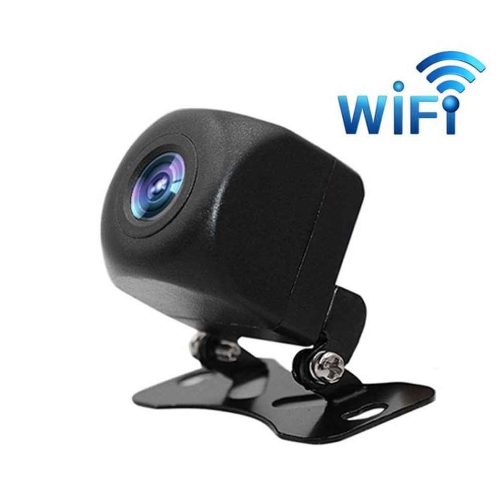 S-01 Wireless Dash Cam 2MP HD WiFi Reversing Camera Waterproof 150° Wide Vision Angle Rear View Car Parking Camera - Black