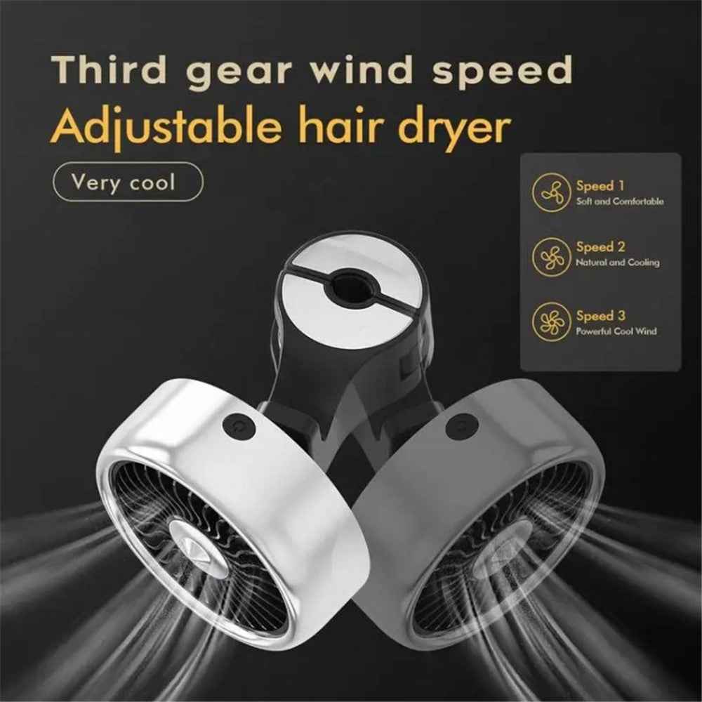 Car Backseat Electric Fan for Rear Seat Passenger with 3 Speed Modes + RGB Light for Vehicles SUV Truck - Black+Silver