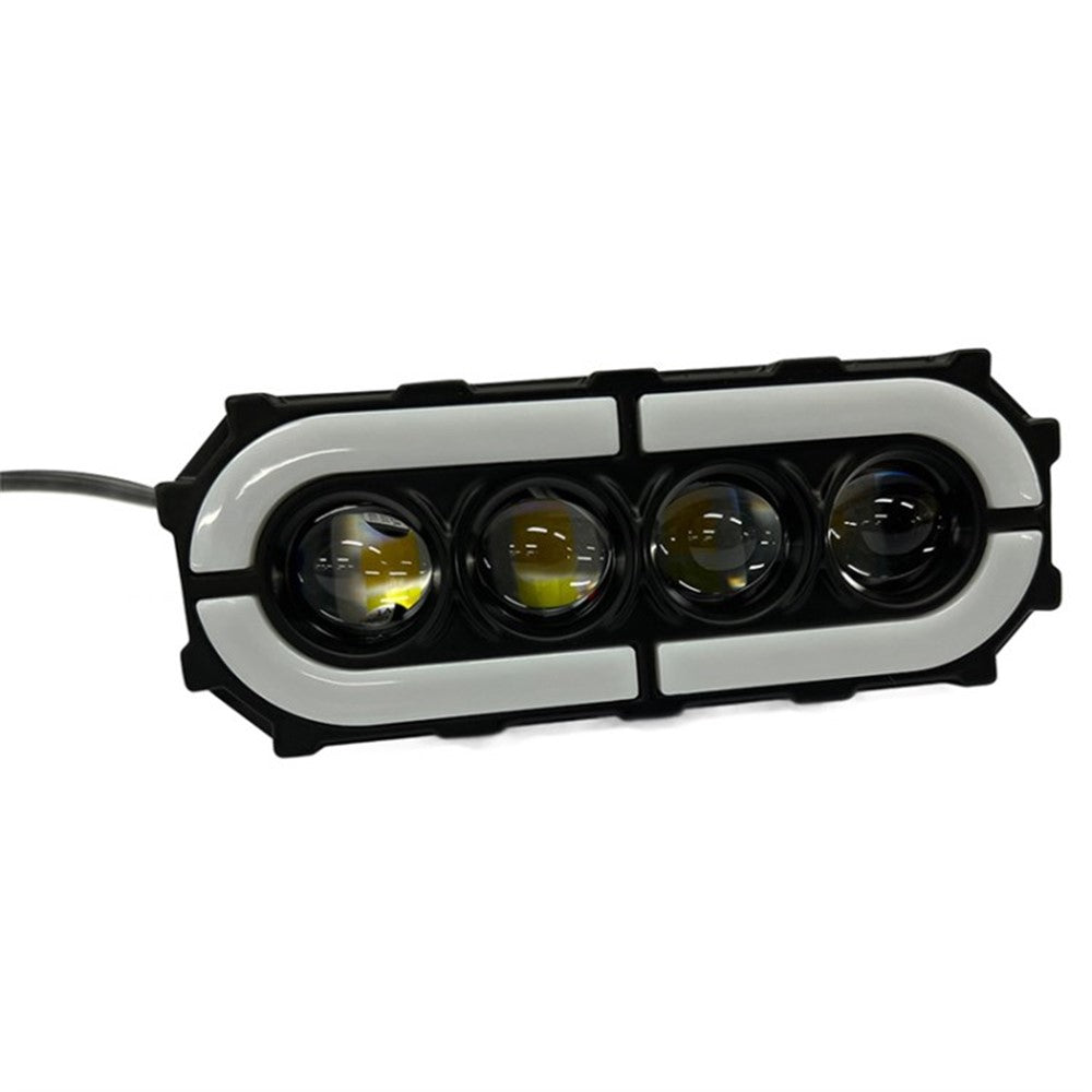 V73 4-LED Electric Bike Motorcycle Modified LED Light Waterproof Flashing Light