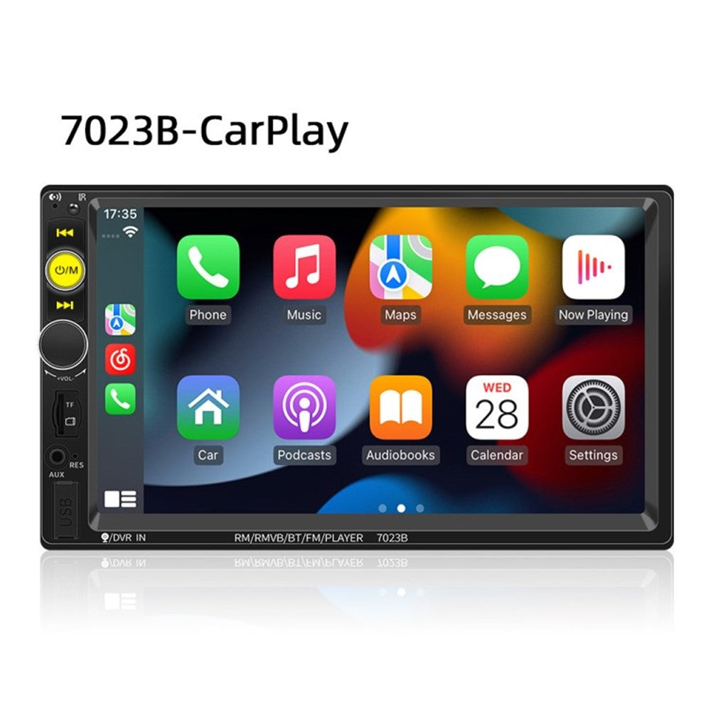 F7023C 2 Din 7 Inch Touch Screen Car Player FM Radio Bluetooth-compatible Stereo Auto MP5 Player - Carplay
