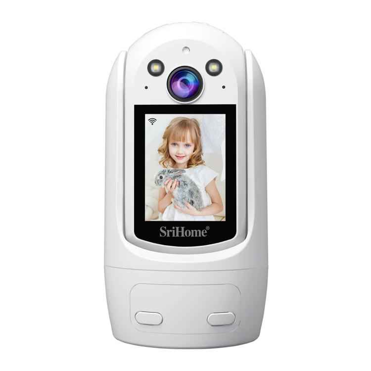 SriHome SH060 2MP 2.4 inch IPS Screen Smart IP Camera Supports Two-way Video Voice Call(EU Plug)