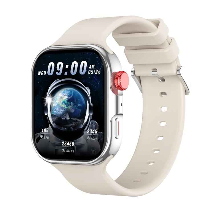 CY39 2.02 inch HD Color Screen Sports Smart Watch Supports Bluetooth Call, Health Monitoring(Silver)