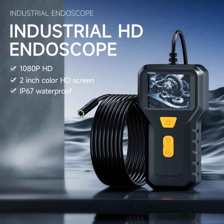 P240 2 inch HD Screen Industrial Endoscope, Model:8mm Single Lens / 5m