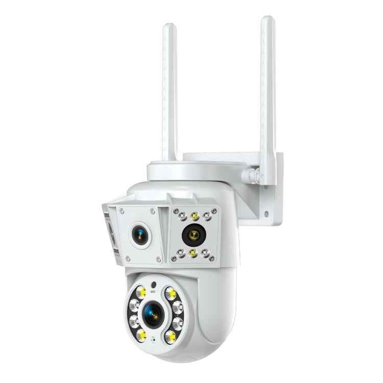 K30 1080P 3-screen Surveillance Camera(White)