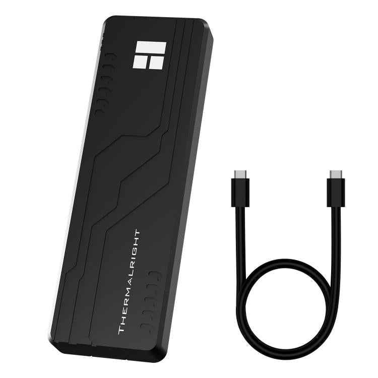 THERMALRIGHT HR-EB109 M.2 NVMe SSD Enclosure with Type-C to Type-C Cable(Black)