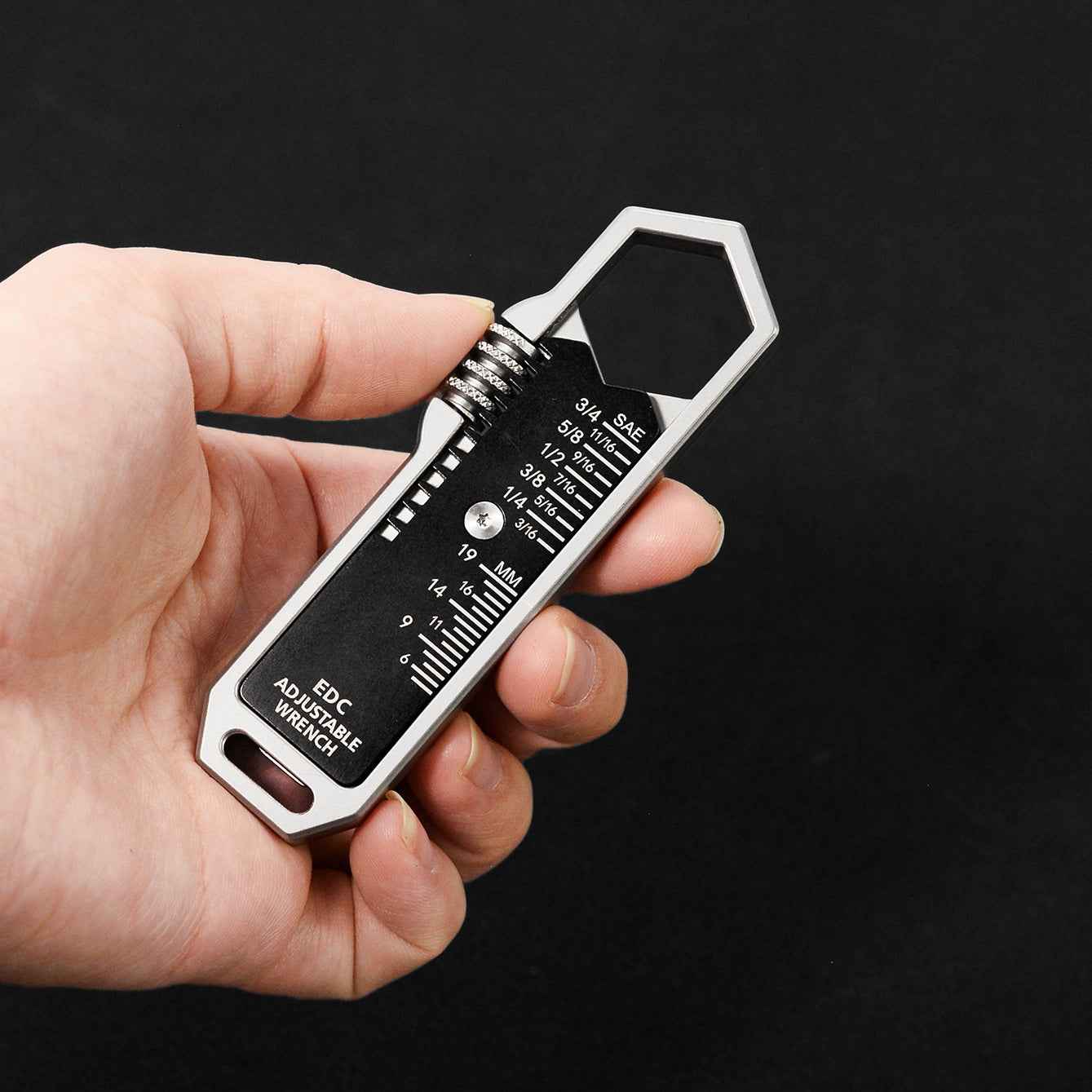 Multifunctional Adjustable Wrench, EDC Portable Multi-Tool Wrench for Nuts and Bolts