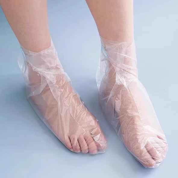 200PCS Disposable foot mask covers for home use, foot care, moisturizing, and preventing dryness and cracking