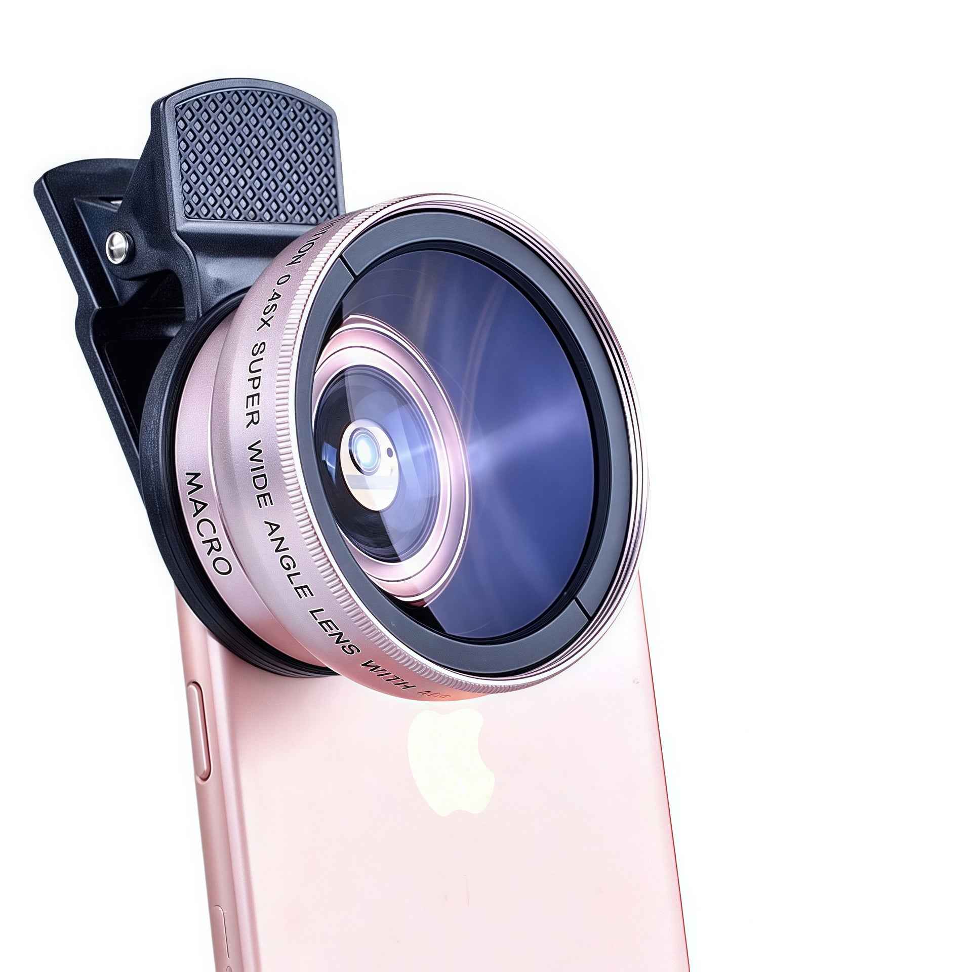 0.45X Ultra Wide Angle + Macro Lens for Mobile Phones | Universal Clip-On HD Camera Lens | External Smartphone Camera Accessory