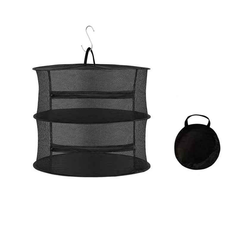 2-Layer Plant Drying Net 60cm – Hanging Herb Drying Rack Mesh Dryer for Flowers, Herbs, Fruits and Vegetables