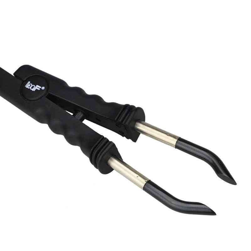 Hair Extension Iron with Teflon Heating - No Leaks - Thermostatic Hair Extension Pliers 618 - EU Plug