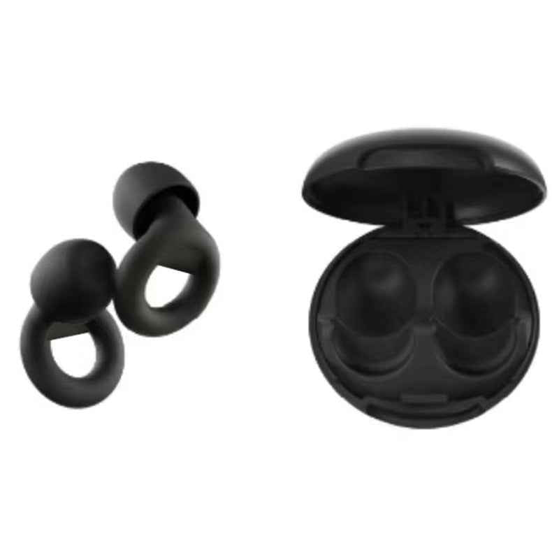 Premium Silicone Sound Insulation Earplugs – Black