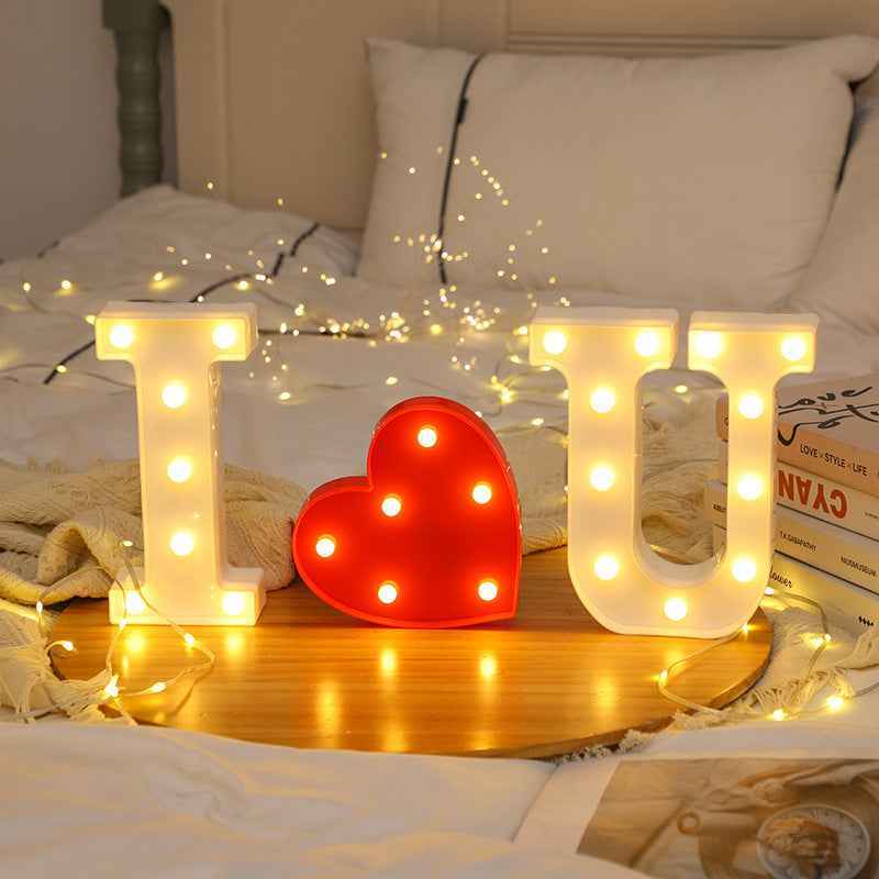 LED Letter Light – Letter N Decorative Marquee Light for Home & Event Decoration