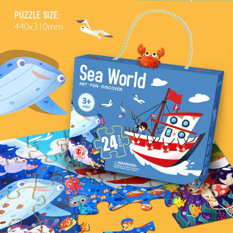 Kids Educational Jigsaw Puzzle Gift Box | DIY Learning Toy for Children