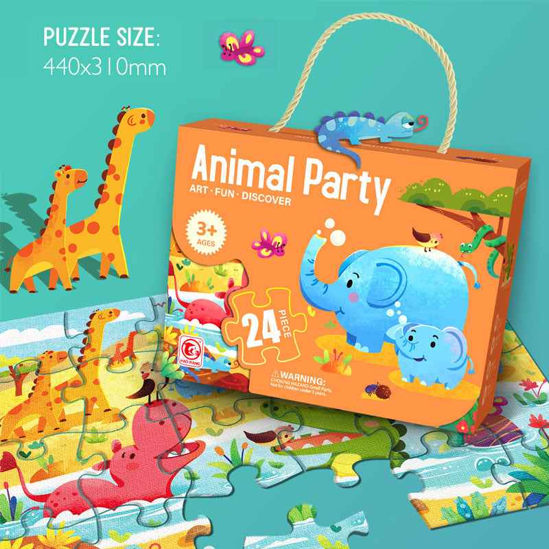 Kids Educational Jigsaw Puzzle Gift Box | DIY Learning Toy for Children