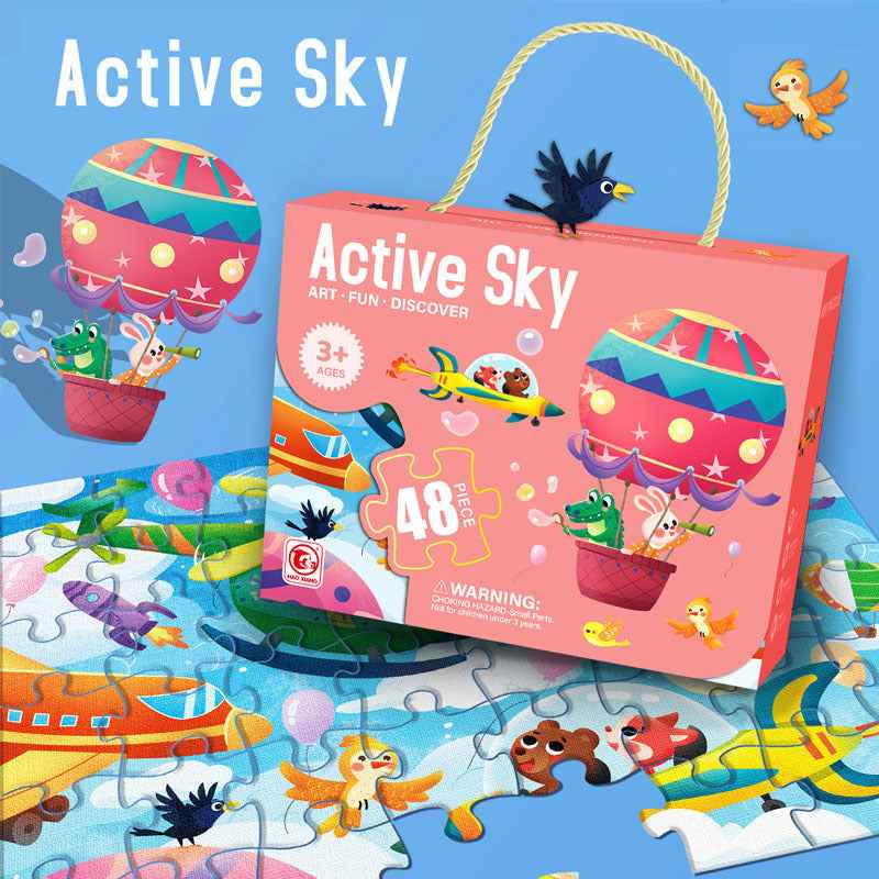 Kids Educational Jigsaw Puzzle Gift Box | DIY Learning Toy for Children