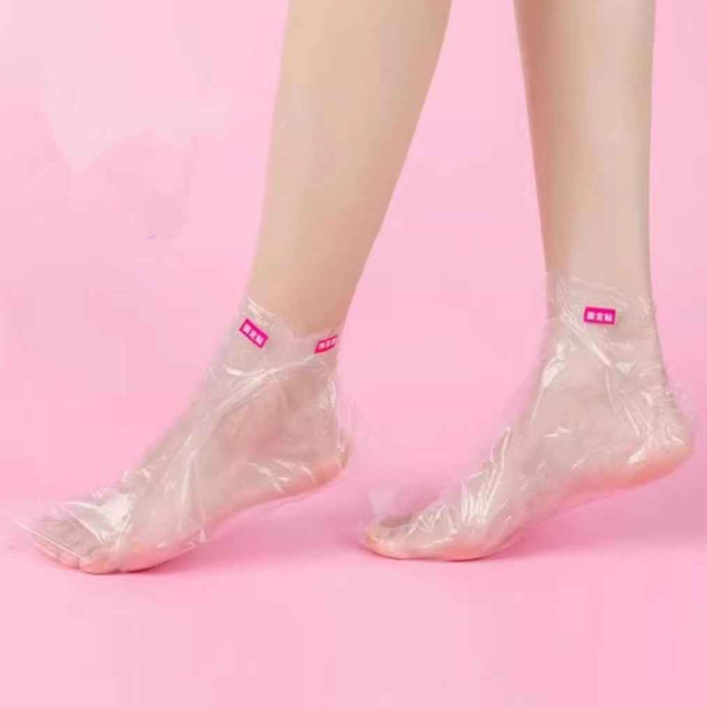 200PCS Disposable foot mask covers for home use, foot care, moisturizing, and preventing dryness and cracking