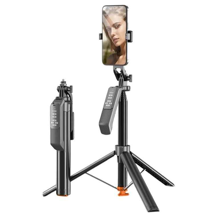 T02TK Bluetooth Remote Control Phone Tripod Stand 360 Degrees Rotation Selfie Stick Tripod