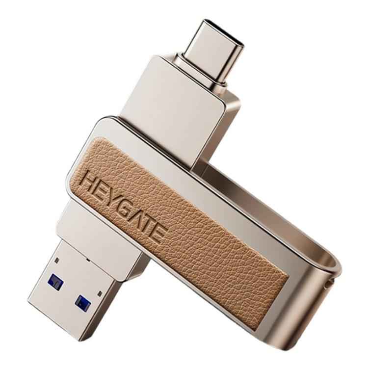 HEYGATE L2 2-in-1 USB 3.0 Flash Drive Dual Interface High Speed Memory Stick, Memsize:32GB
