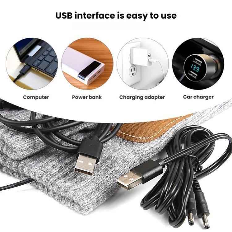 Full-Finger Heated Gloves Touchscreen-Compatible, Non-Slip Thermal Gloves for Men Women, Spec: 3-Level Adjustable Temperature Gray(Free Size)