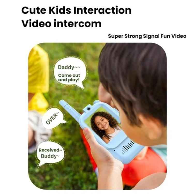 Children Wireless Video Phone Walkie-Talkie(Pink+Blue)