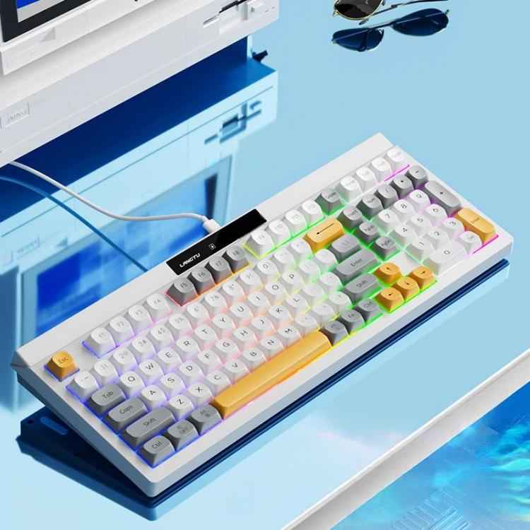 LANGTU L102 Mechanical 1.5m Wired Gaming Keyboard With RGB Light(Glow Rock)