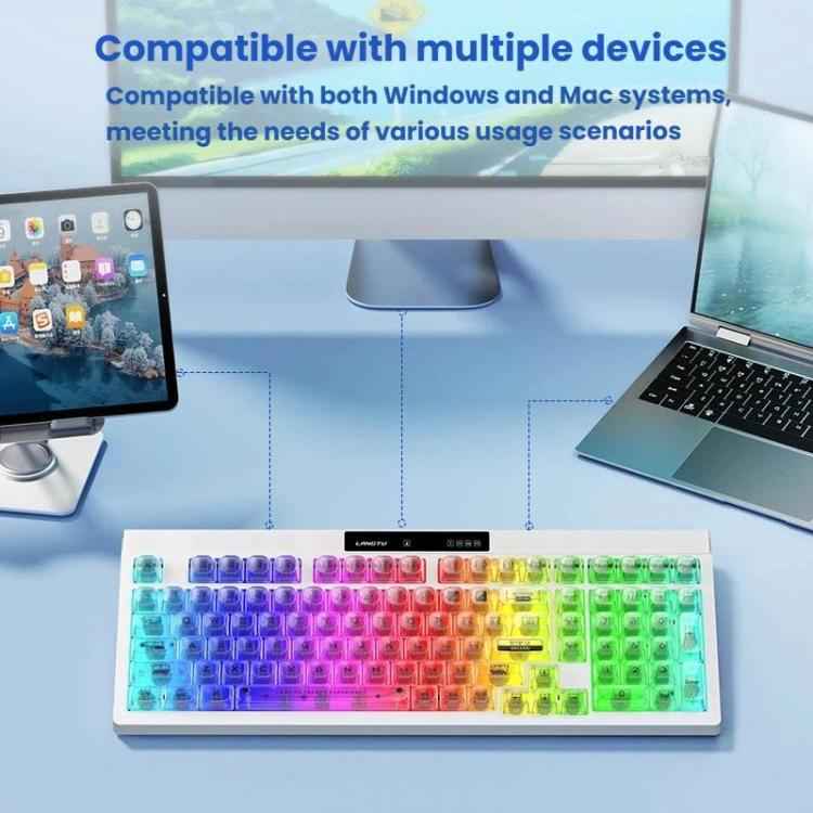 LANGTU L102 Mechanical 1.5m Wired Gaming Keyboard With RGB Light(Glow Rock)