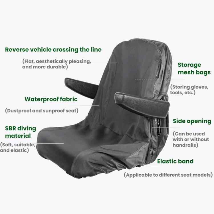 Outdoor Waterproof Sun-Protective Universal Lawnmower Tractor Seat Cover(M)