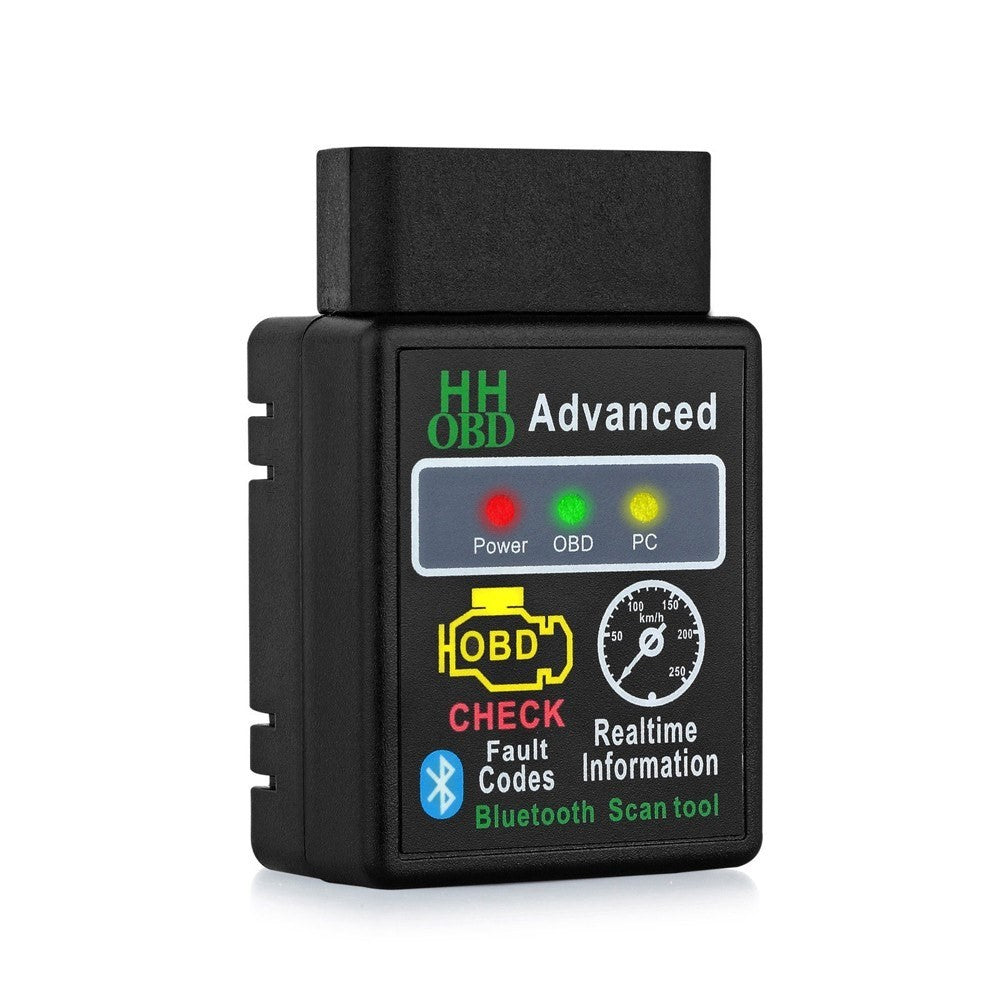 Car Auto BT Diagnostic Tool with ELM327 V2.1 OBD II - Black