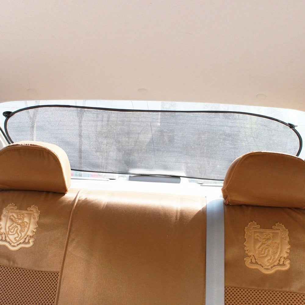 Photocatalyst Mesh Sun Visor Window Screen Sunshade for Car - Size: 39.3x19.6inch