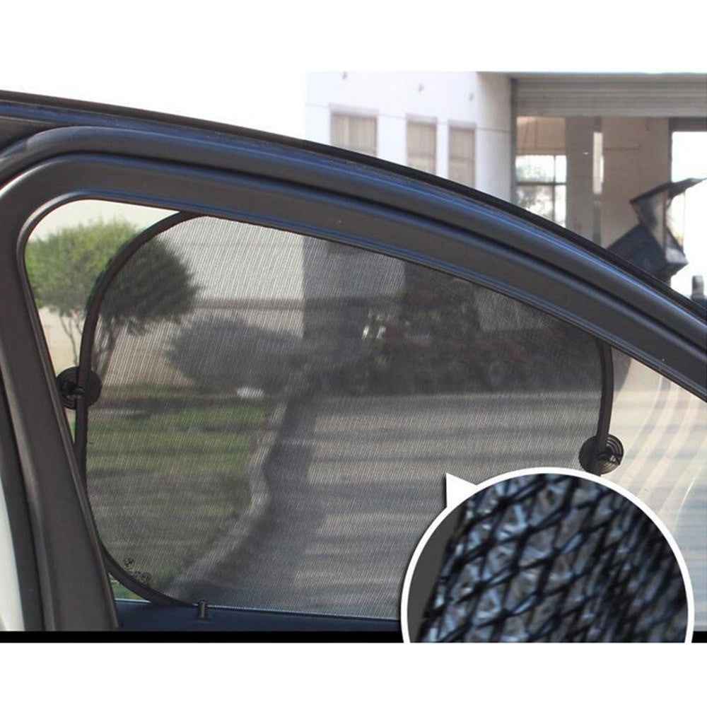 Photocatalyst Mesh Sun Visor Window Screen Sunshade for Car - Size: 17.3x14.1inch