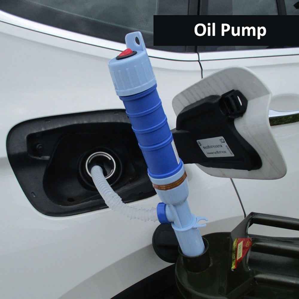 Outdoor Electric Oil Pump Fuel Water Pump Transfer Suction Pumps Liquid Transfer - Red