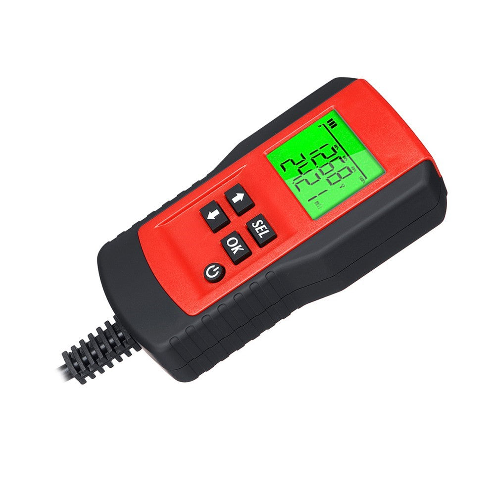 Battery Life Percentage Analyzer Voltage Resistance and Deep Cycle Battery Tester - Red