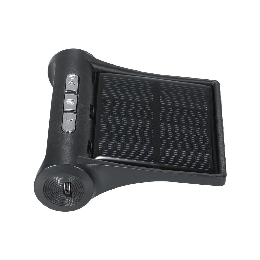 Solar TPMS Wireless Car Tire Pressure Monitoring System with 4 External Sensors