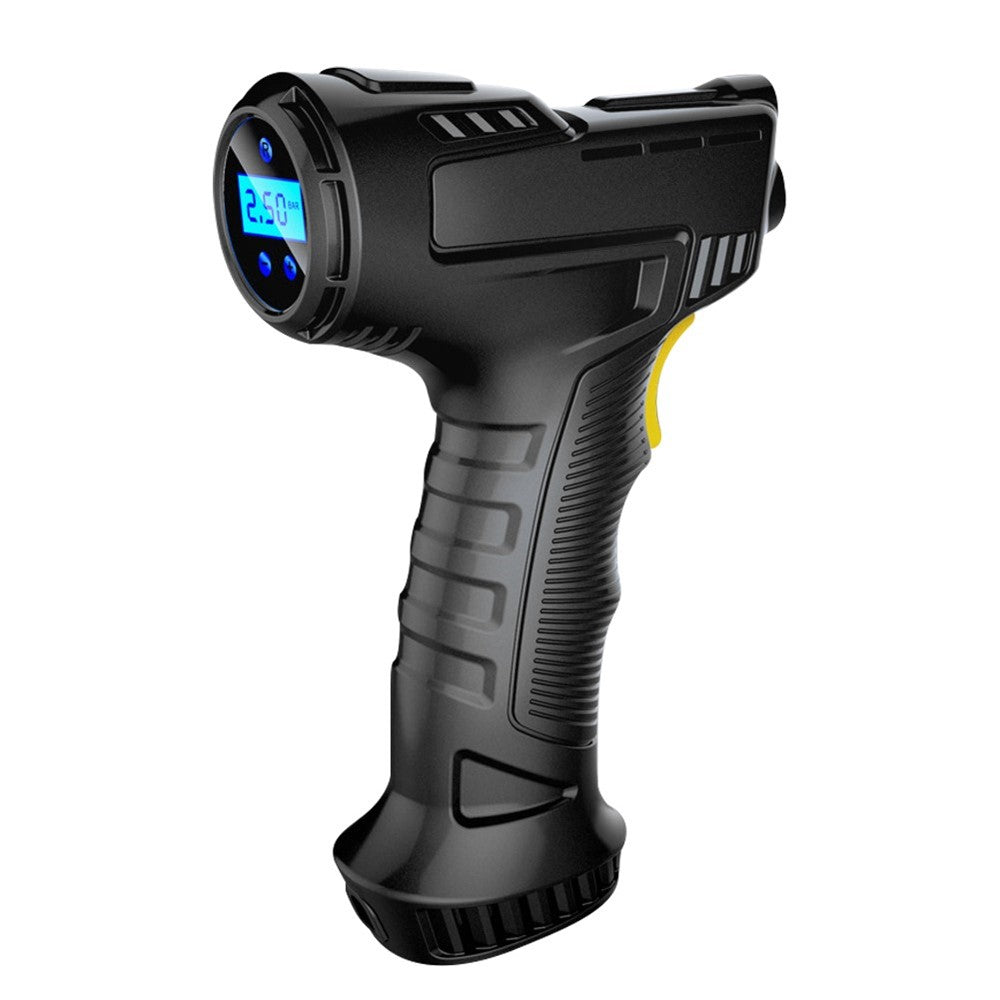 120W Wireless Car Air Compressor Handheld Tire Inflator USB Rechargeable Digital Display Inflatable Pump Pressure Gauge