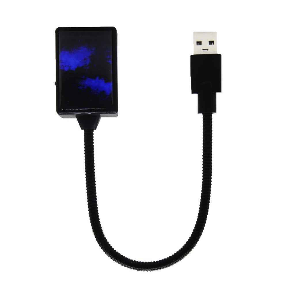 Auto Roof Ceiling Decoration Atmosphere Lamp Colourful LED Star Night Lights Projector for Car Home Party - Blue