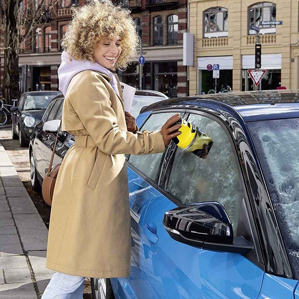 Snow Remover Hand Held Electric Snow Remover Automatic Snow Scraper Electric Ice Scraper - Yellow