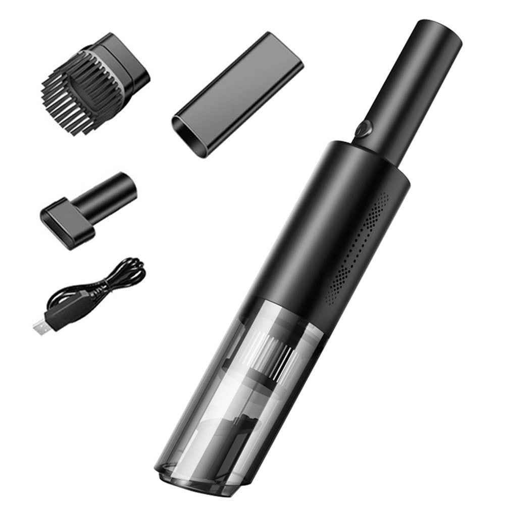 Car Vacuum Cleaner 6000Pa High Power Handheld Vacuum Cordless Portable Mini Vacuum Cleaner for Car/Home/Pet Hair - Cordless/Black