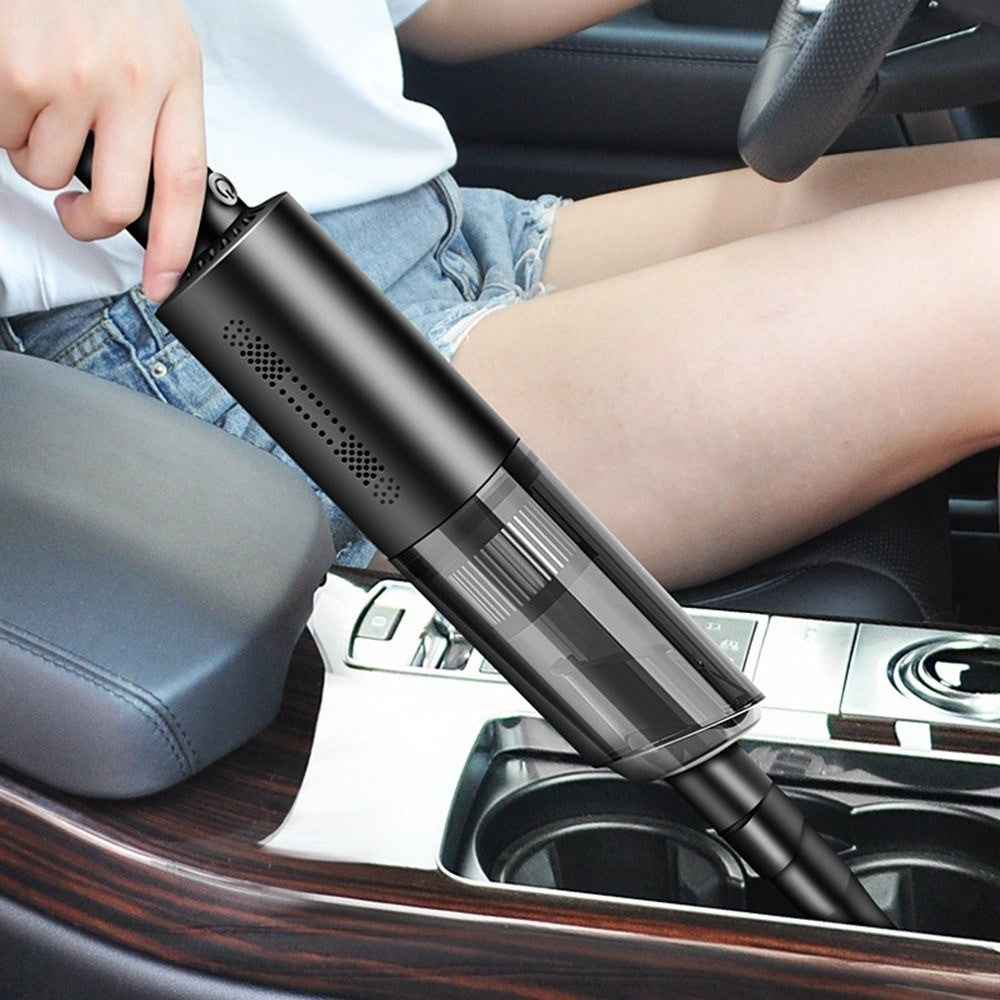 Car Vacuum Cleaner 6000Pa High Power Handheld Vacuum Cordless Portable Mini Vacuum Cleaner for Car/Home/Pet Hair - Cordless/Black