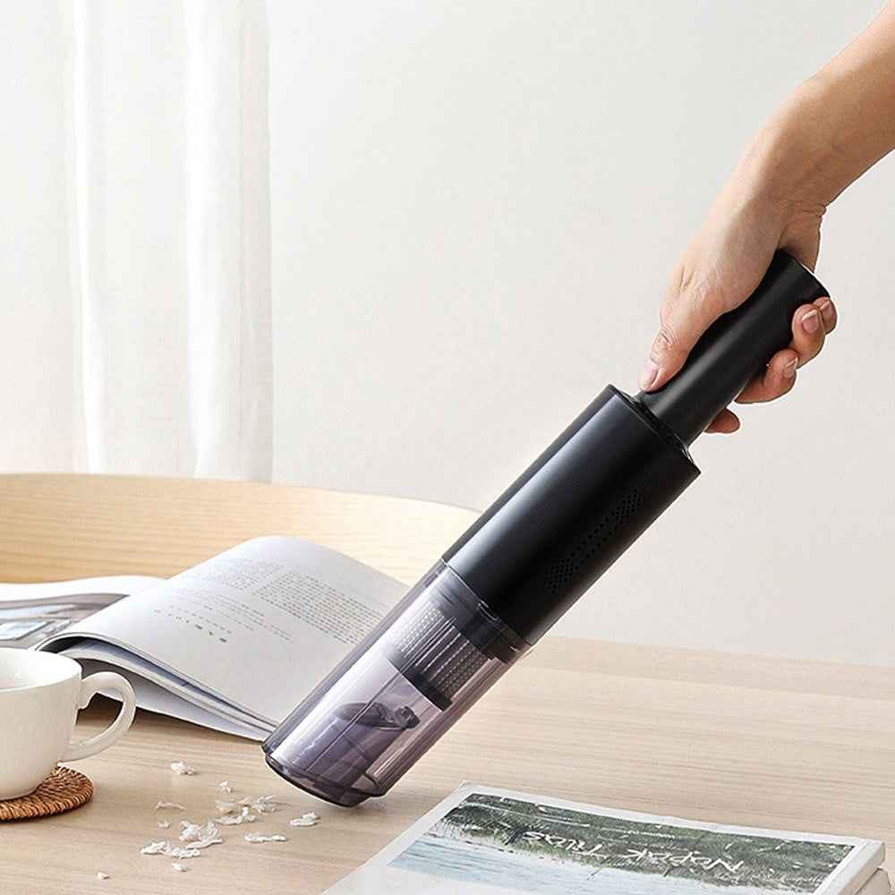 Car Vacuum Cleaner 6000Pa High Power Handheld Vacuum Cordless Portable Mini Vacuum Cleaner for Car/Home/Pet Hair - Cordless/White